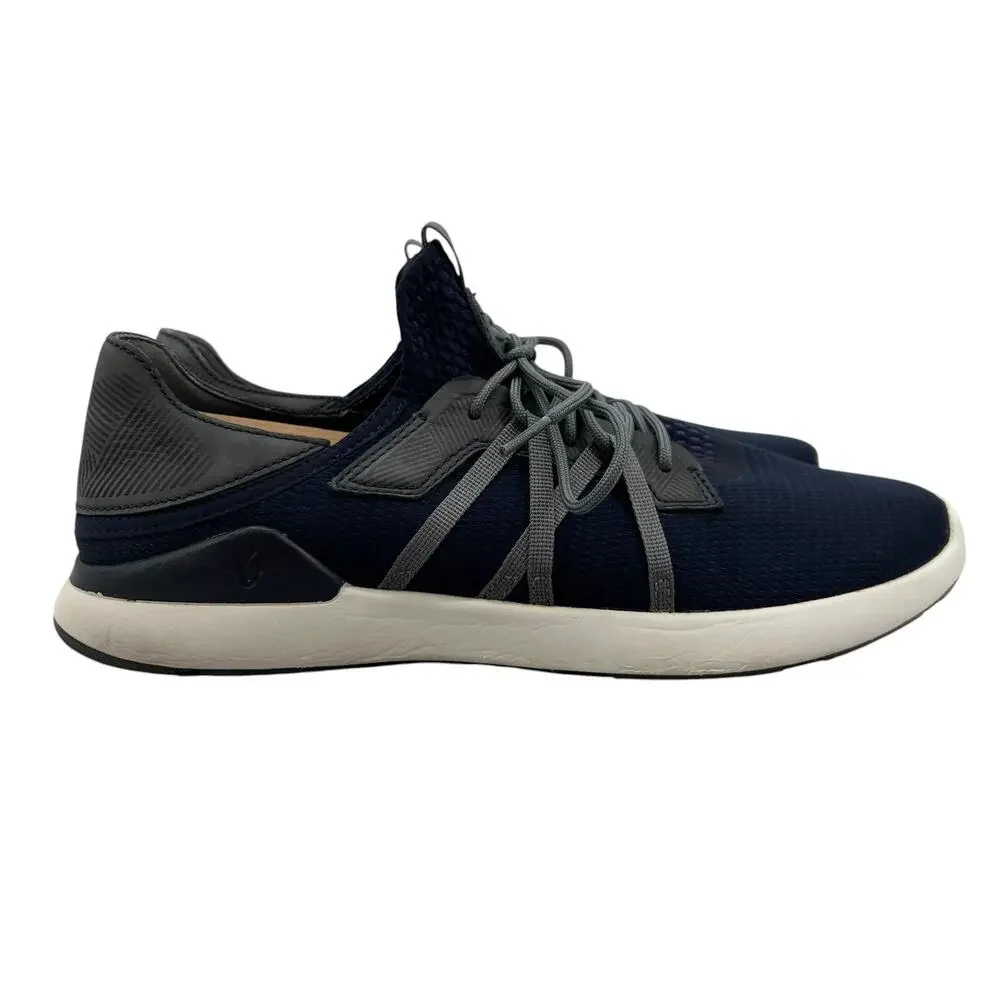 OluKai Mens 11 Shoes Navy Mio Li Sneakers Lace Up Breathable Mesh 1044-DE26